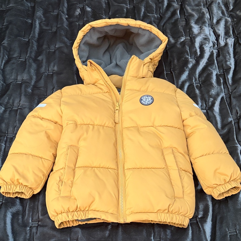 H&M Yellow Hooded Jacket